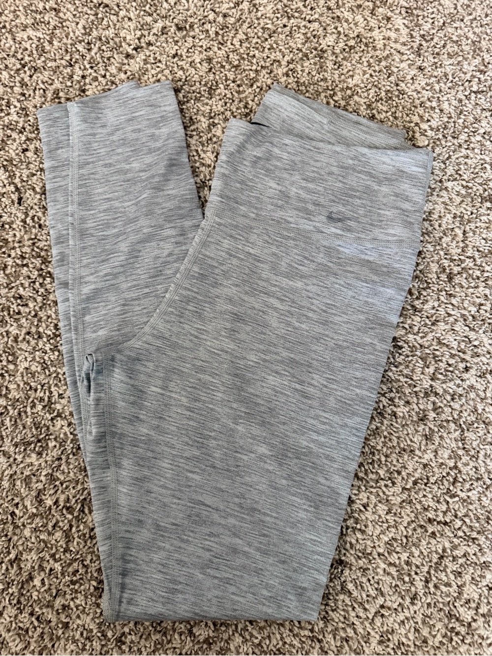 Nike Women's Grey Heather Training Leggings